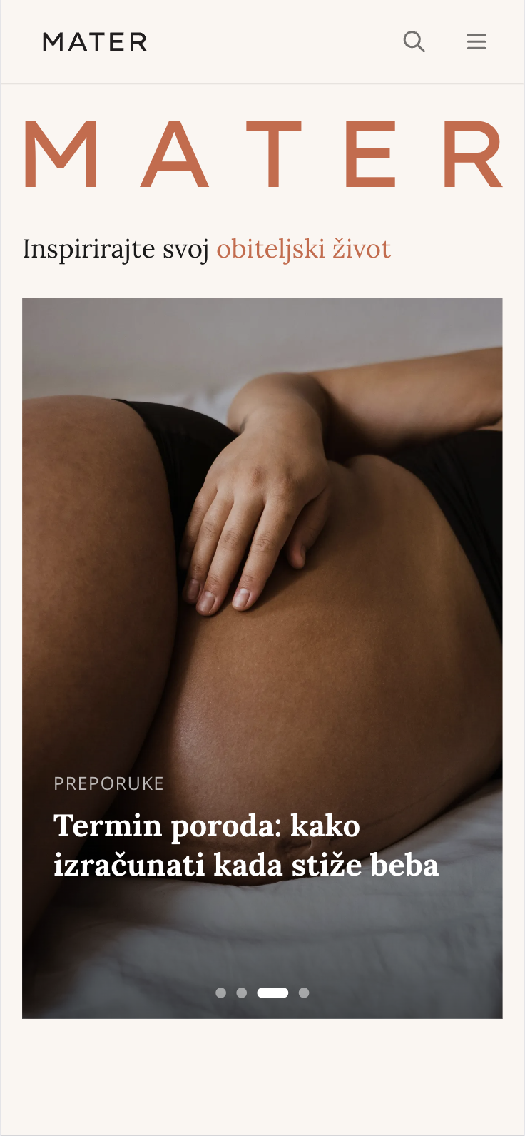 MaterMag Digital Magazine · mobilni prikaz 1