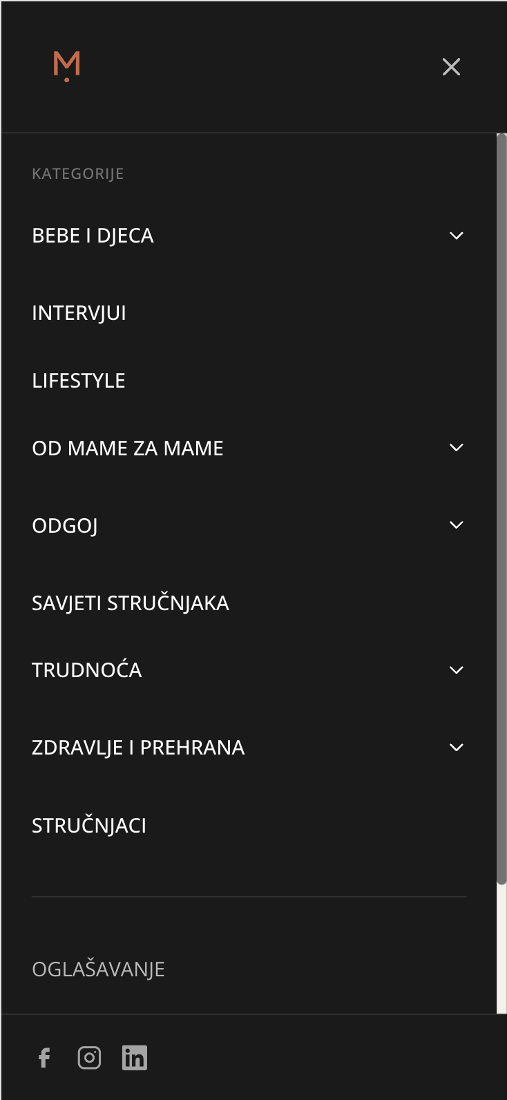 MaterMag Digital Magazine · mobilni prikaz 2