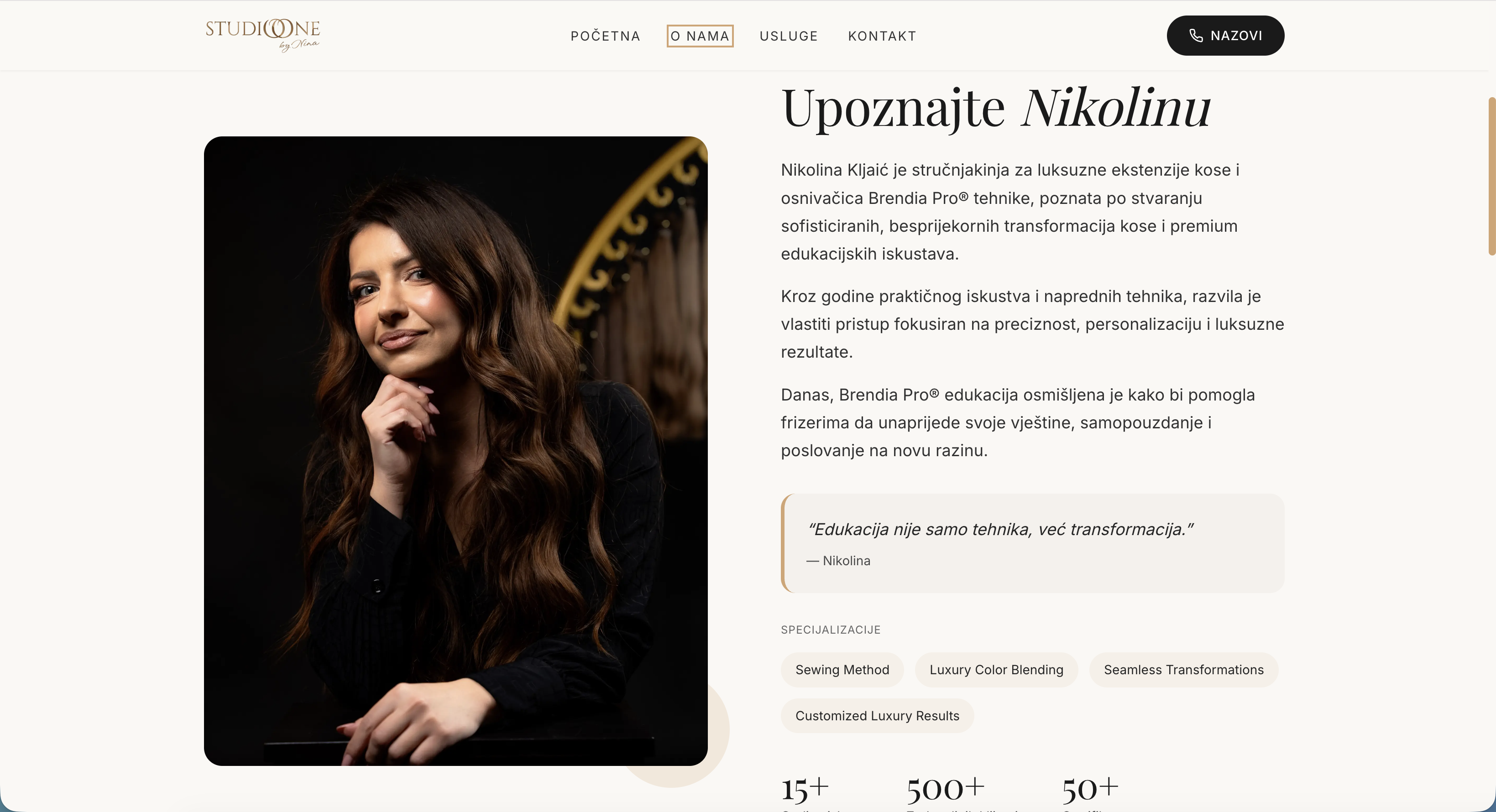 Studio One By Nina · ekran 5